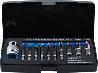 Screw Extractor 11-piece Screw Extractor Set for damaged T-Star (f