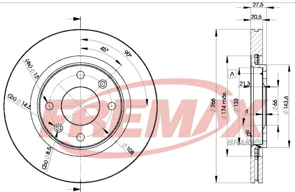Brake Disc BERLINGO (MF), XSARA (N1)