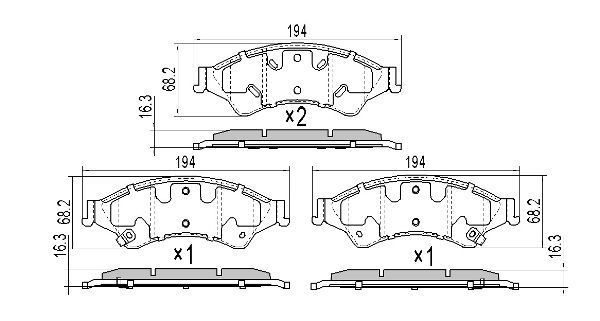 Brake Pad Set, disc brake
