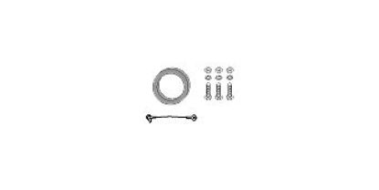 Mounting Kit, exhaust system Toyota Picnic