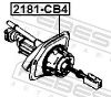 Master Cylinder, clutch FORD 1539937, MAZDA BP4K-41-400E, VOLVO 31259462