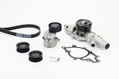 Water Pump + V-Ribbed Belt Kit