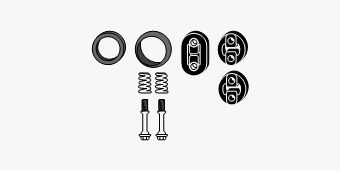 Mounting Kit, exhaust system Nissan Note