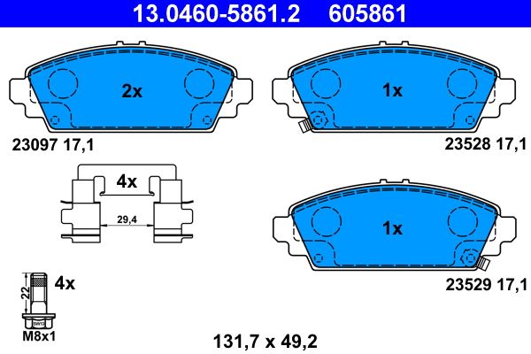 Brake Pad Set, disc brake