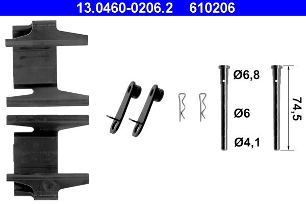 Accessory Kit, disc brake pad