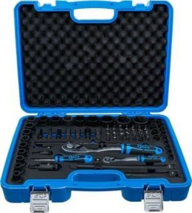 Power Socket Set 69-piece Impact Socket Set, 1/4" + 1/2"