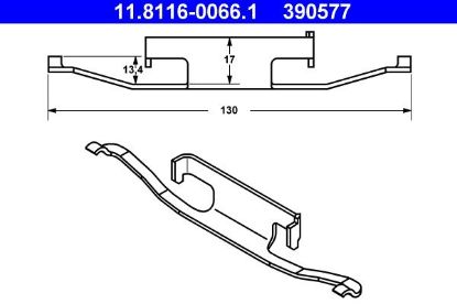 Spring, brake caliper