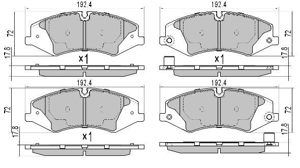Brake Pad Set, disc brake