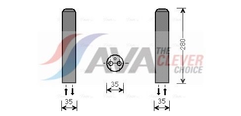 Dryer, air conditioning MAZDA 6 (GG), 6 (GH), 3 (BL)