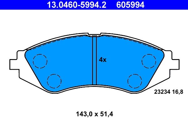 Brake Pad Set, disc brake