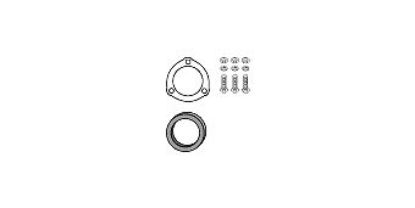 Mounting Kit, catalytic converter Alfa 164 2.0