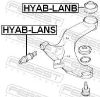 Mounting, control/trailing arm HYUNDAI 54584-17000, KIA 54584-17000
