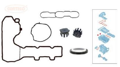 Gasket Kit, timing case CITROEN, OPEL, PEUGEOT, TOYOTA 1.2 EB2DT