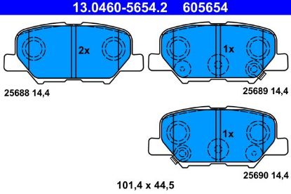 Brake Pad Set, disc brake