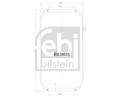 Bellow, air suspension Iveco 0 0818 8526