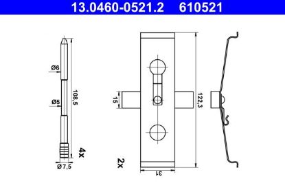 Accessory Kit, disc brake pad