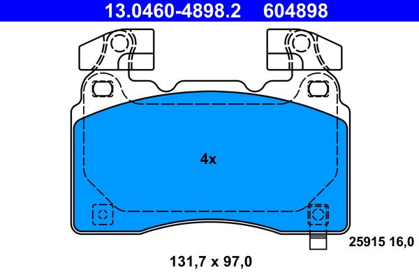 Brake Pad Set, disc brake