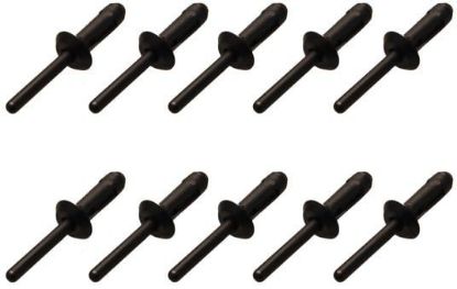 Blind Rivet Plastic Rivets Set for BGS 8463, 6.6 x 17.2 mm, 10