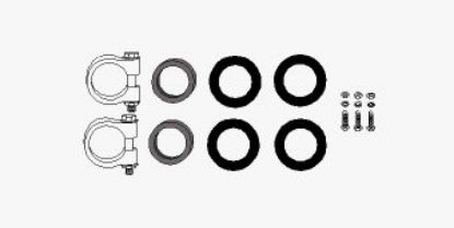 Mounting Kit, muffler Mercedes 250SE-280SE