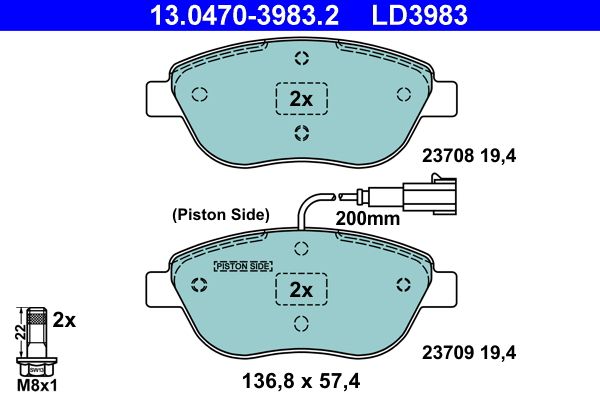 Brake Pad Set, disc brake