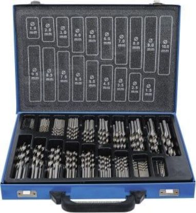 Twist Drill Bit Set 170-piece Twist Drill Set, HSS