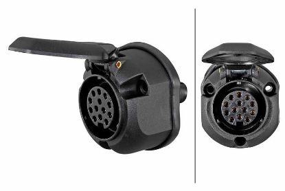 Socket 13-klemmiga, udutuled on/off