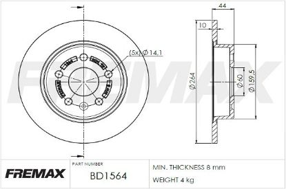 Brake Disc GENERAL MOTORS - 13514612