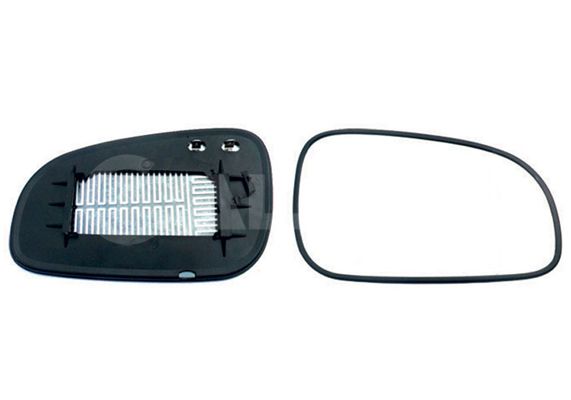 Mirror Glass, exterior mirror S60 I (384), S80 I (184)