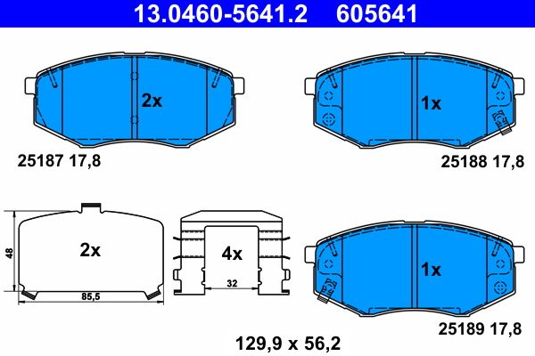 Brake Pad Set, disc brake