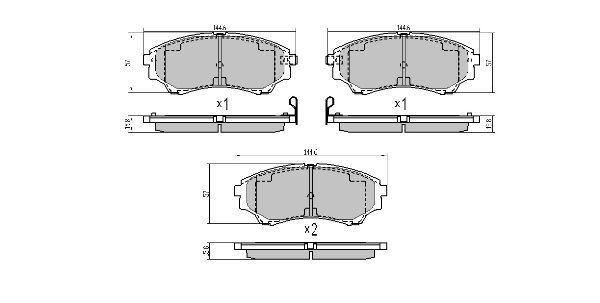 Brake Pad Set, disc brake