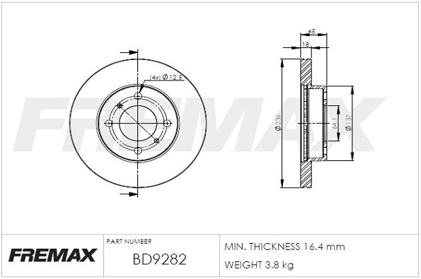 Brake Disc Mitsubishi esi