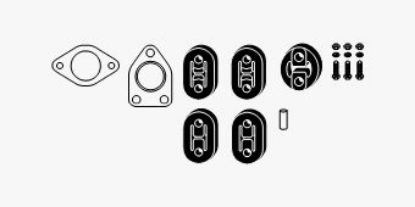 Mounting Kit, exhaust system Mitsubishi Pajero Di