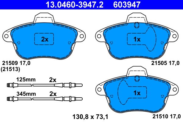 Brake Pad Set, disc brake