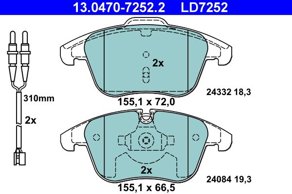 Brake Pad Set, disc brake