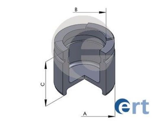 Piston, brake caliper