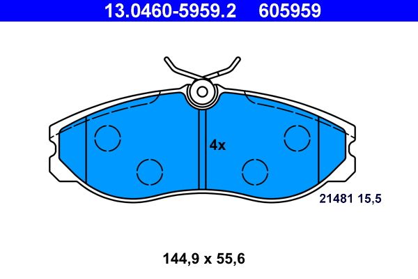 Brake Pad Set, disc brake