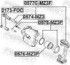 Brake Caliper Bracket Set FORD 1471710, MAZDA BP4K-33-281B