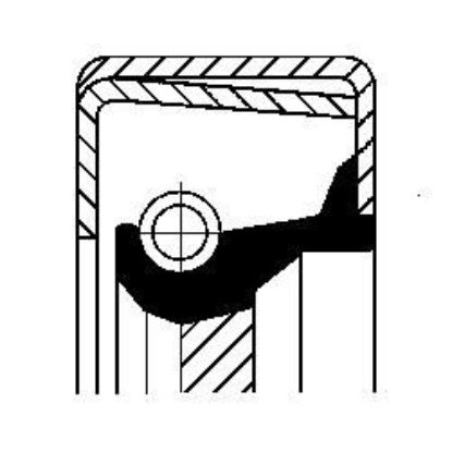 Shaft Seal, manual transmission PSA 40000350