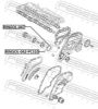 Gasket, timing case cover VOLVO 30696265