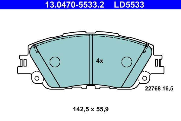 Brake Pad Set, disc brake