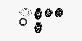 Mounting Kit, exhaust system Mazda 5 CDTD