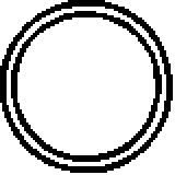 Gasket, exhaust pipe Honda 18212671003