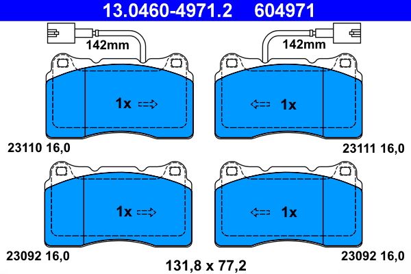 Brake Pad Set, disc brake