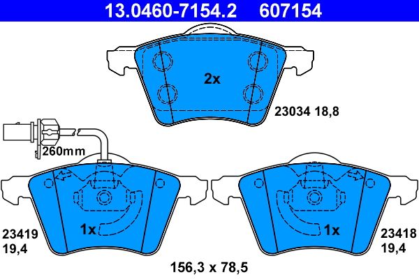 Brake Pad Set, disc brake