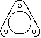 Gasket, exhaust pipe