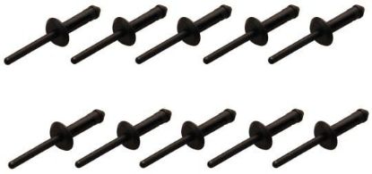 Blind Rivet Plastic Rivets Set for BGS 8463, 5.0 x 17.2 mm, 10