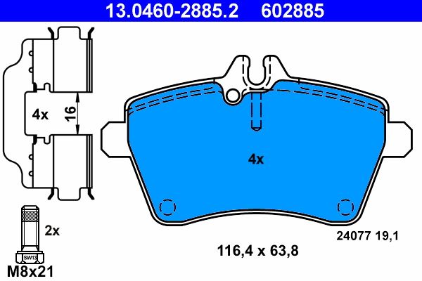 Brake Pad Set, disc brake
