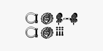 Mounting Kit, exhaust system Peugeot 206 HDI