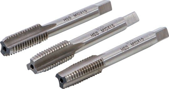 Thread Tap Set 3-piece M10 x 1.5 Tap Set