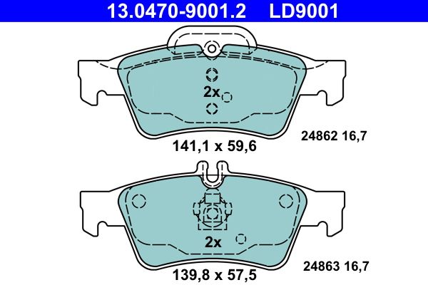 Brake Pad Set, disc brake